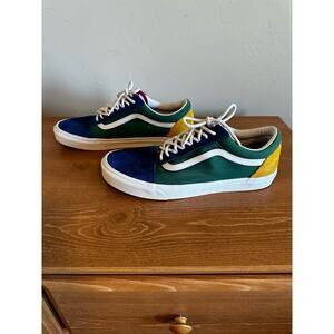 VANS Old Skool Blue/Green Yacht Club Low Top Sneakers Off the Wall Men 12 Shoes